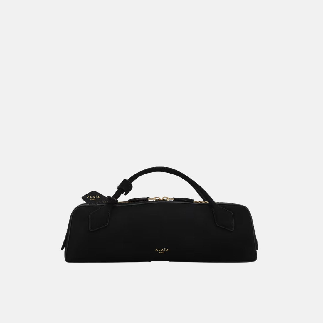 Le Teckel Clutch In Suede Goatskin