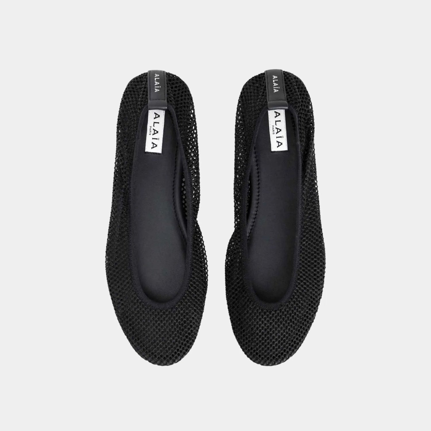 Low Vamp Ballet Flats in Fishnet