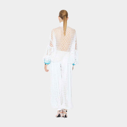 Macrame Knit Pants