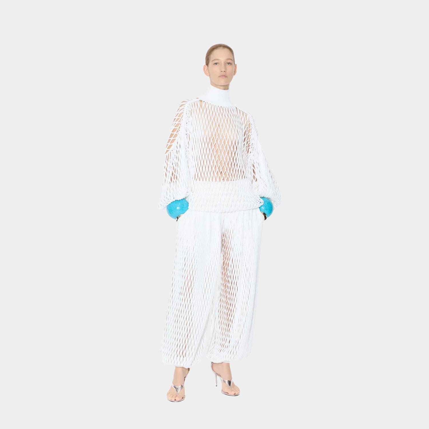 Macrame Knit Pants