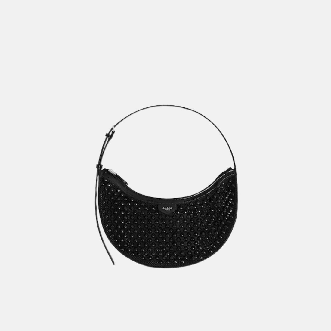 One Piece Demi Lune Bag In Fishnet Pyramids