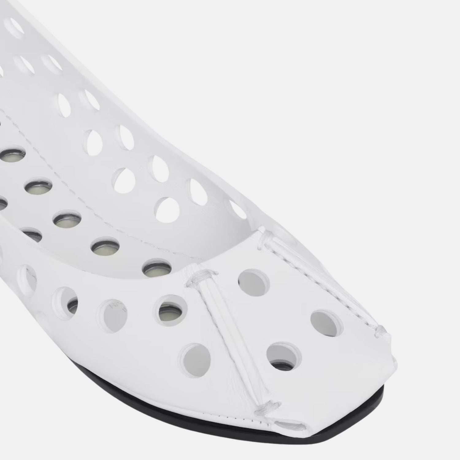 Perfo Ballet Flats In Perforated Leather