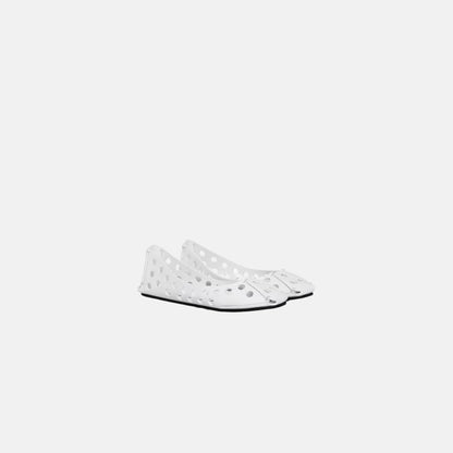 Perfo Ballet Flats In Perforated Leather