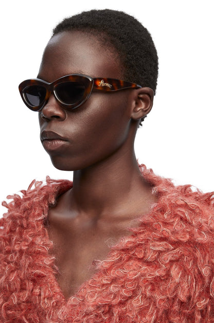 Cateye sunglasses in acetate