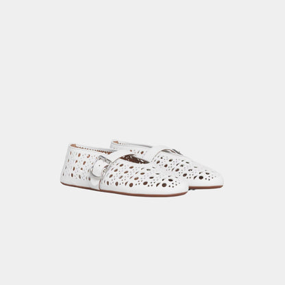 Ballet Flats In Vienne Lambskin