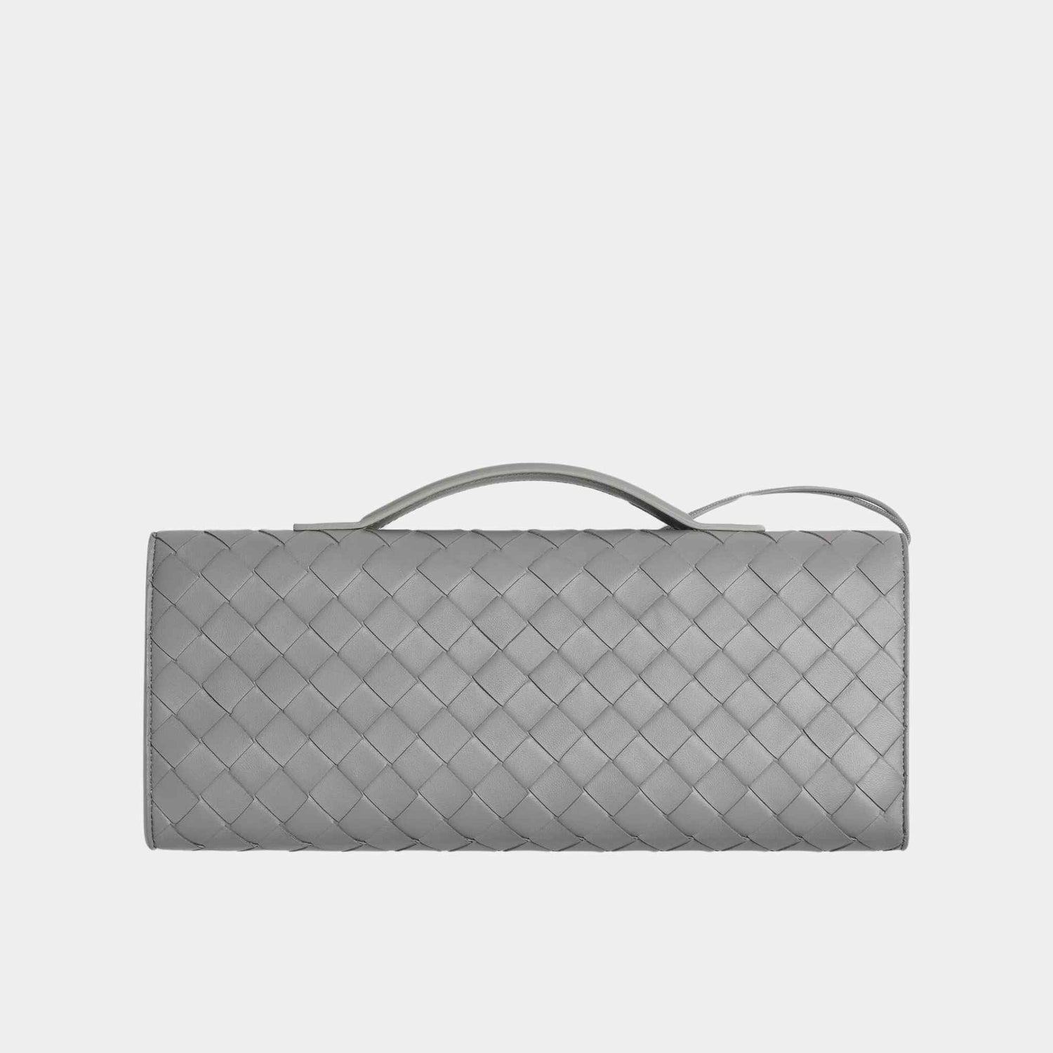 Andiamo Top Handle Clutch Intrecciato Leather