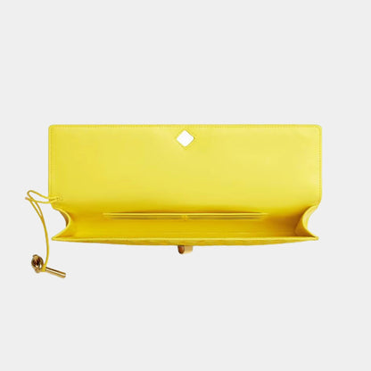 Andiamo Top Handle Clutch Intrecciato Leather