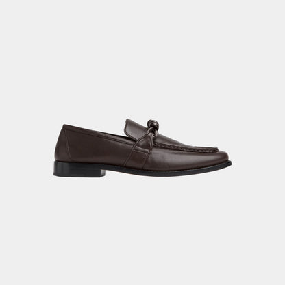 Astaire Loafer Calfskin Signature Knot Detail Men