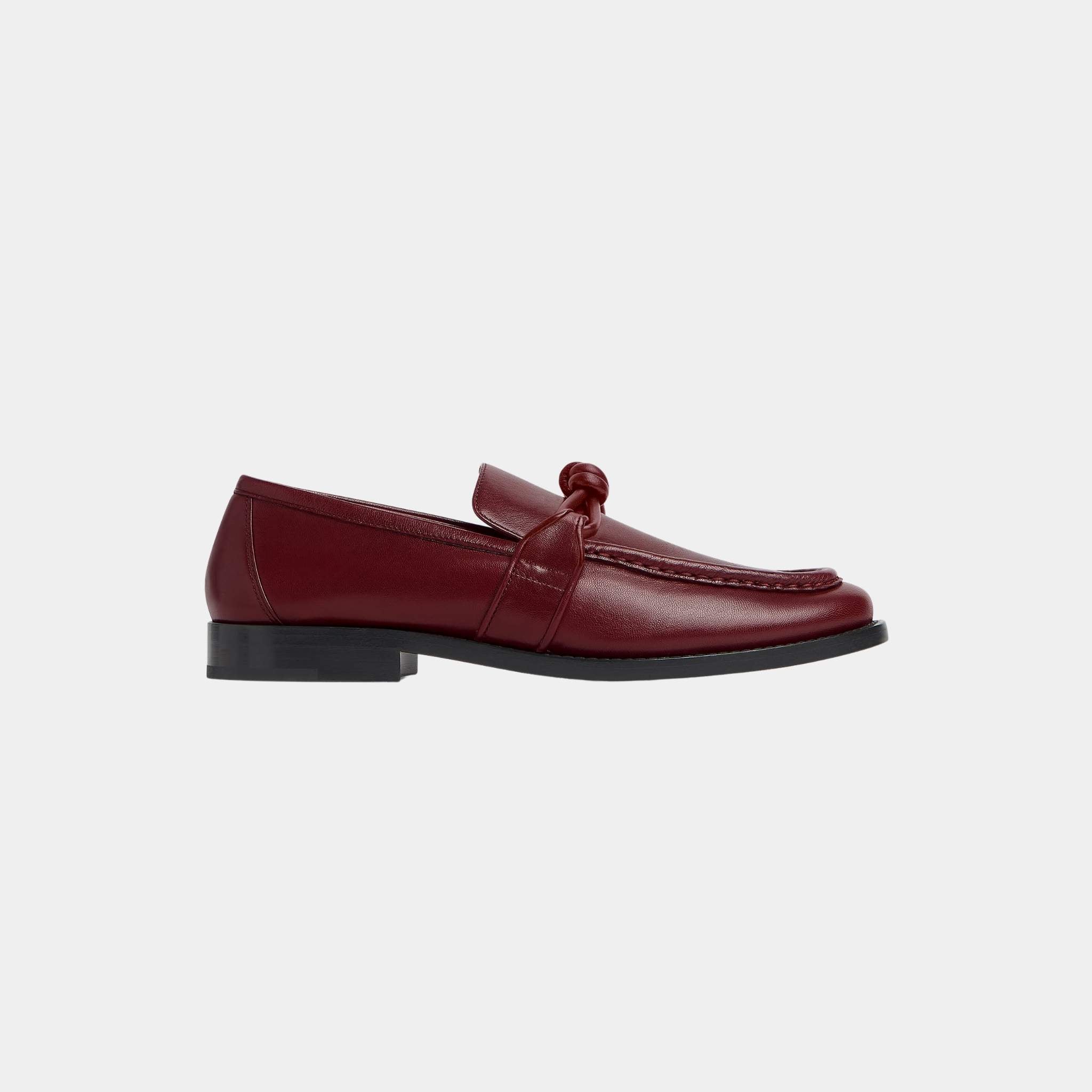 Astaire Loafer Calfskin Signature Knot Detail Women