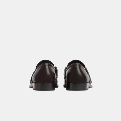 Astaire Loafer Soft Calfskin Metallic Knot Detail