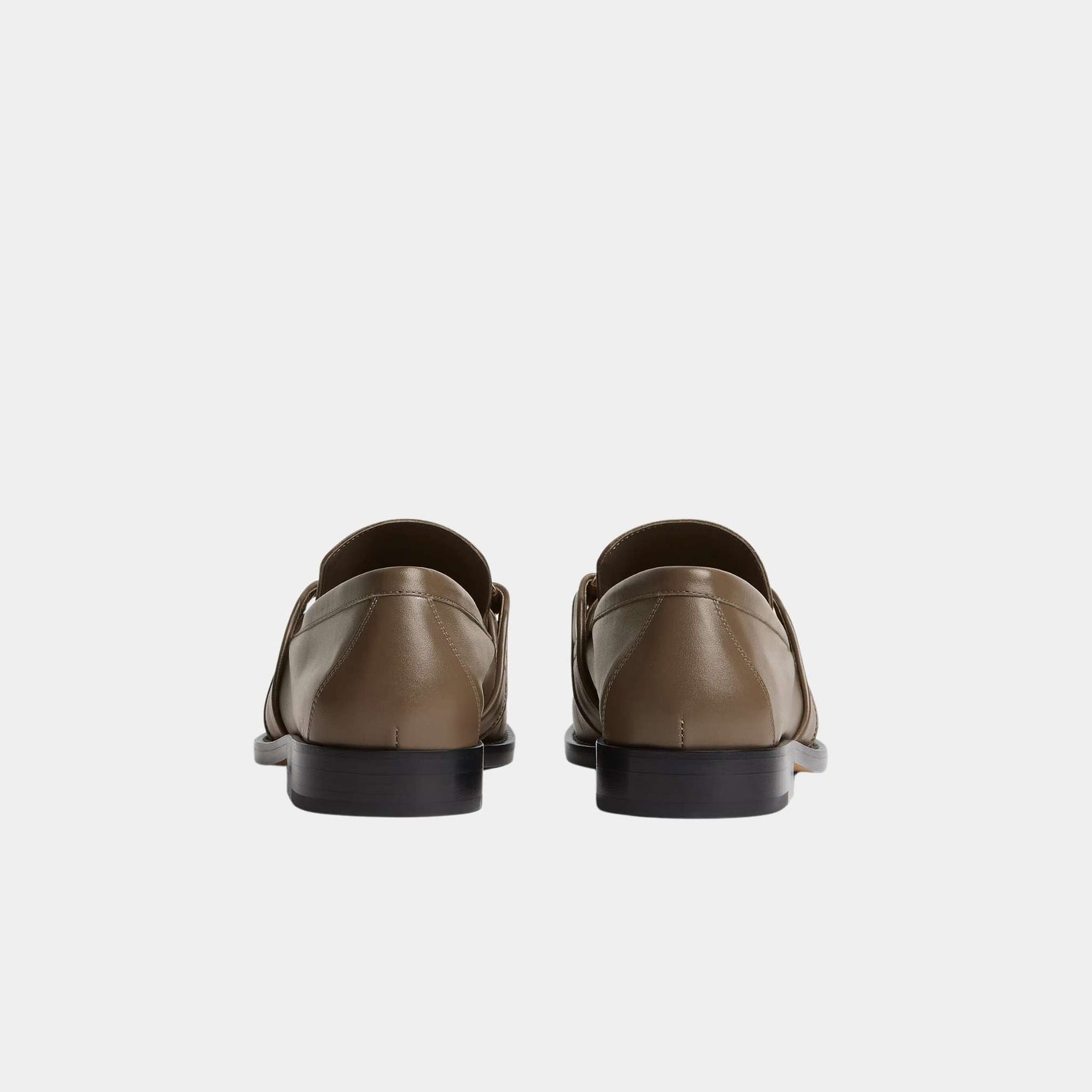 Astaire Loafer Soft Calfskin Metallic Knot Detail