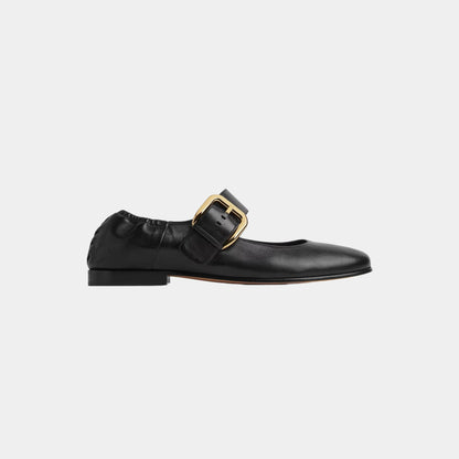 Astaire Mary-Jane Ballerina Calfskin