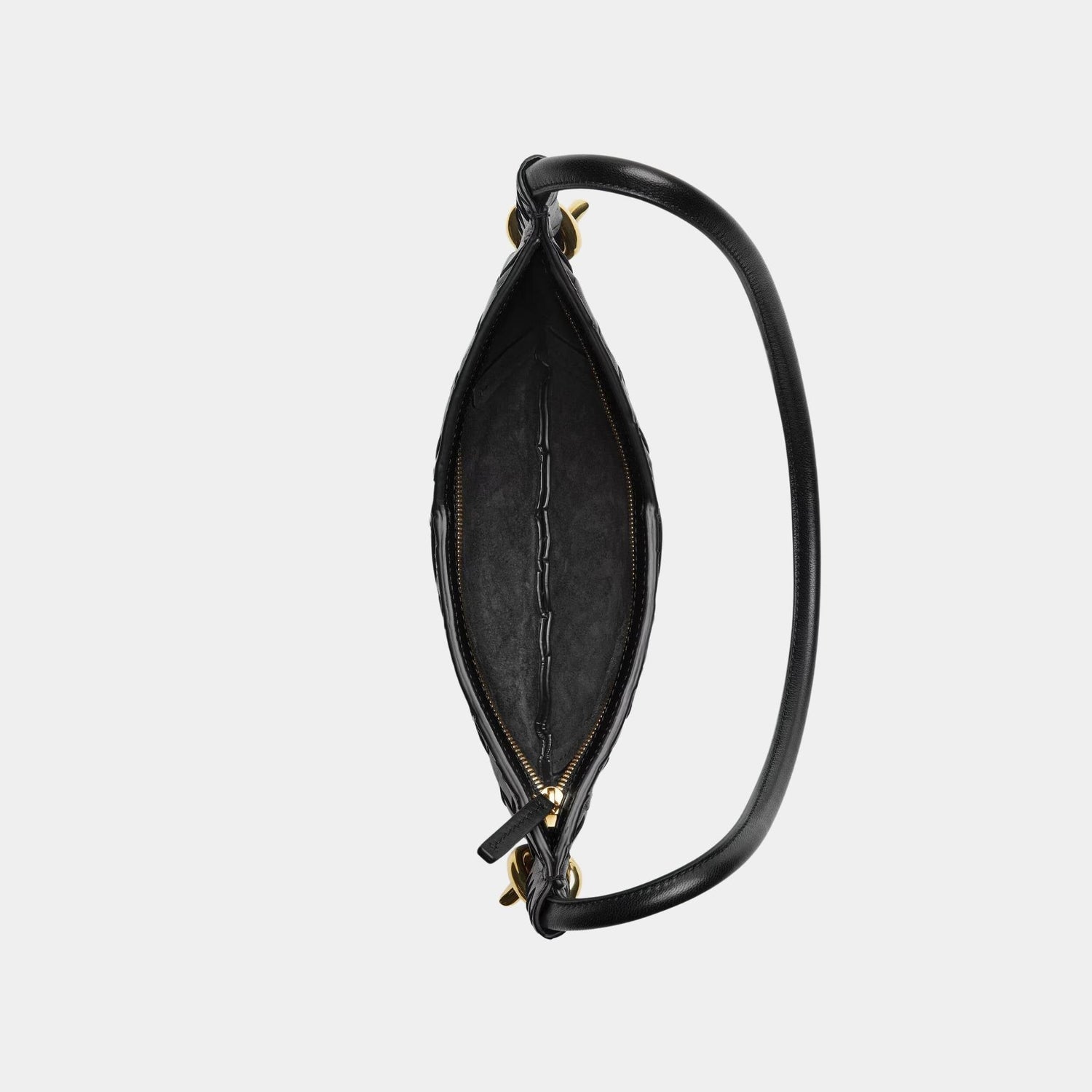 Baby Solstice Intrecciato Leather Bag
