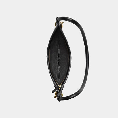 Baby Solstice Intrecciato Leather Bag