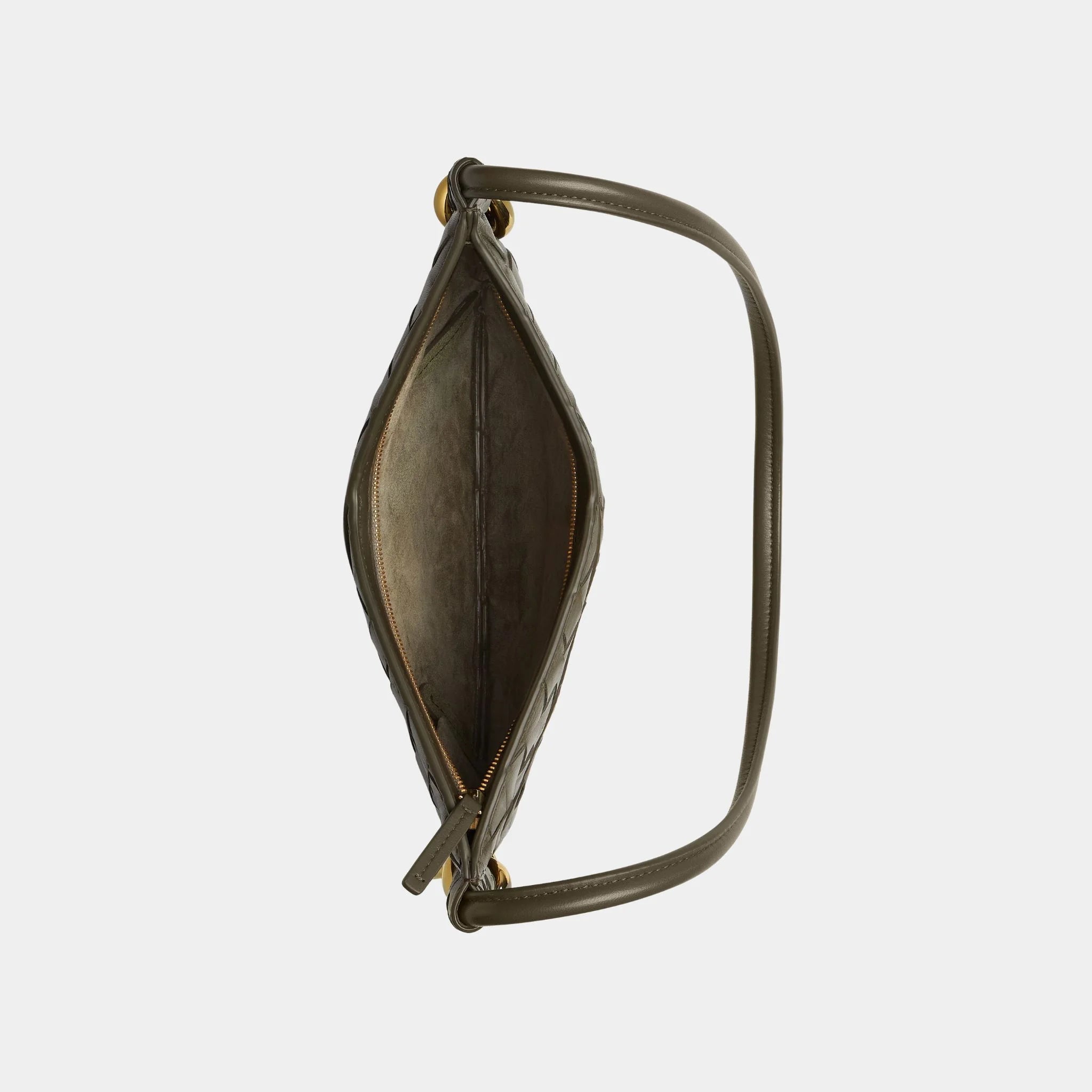 Baby Solstice Intrecciato Leather Bag