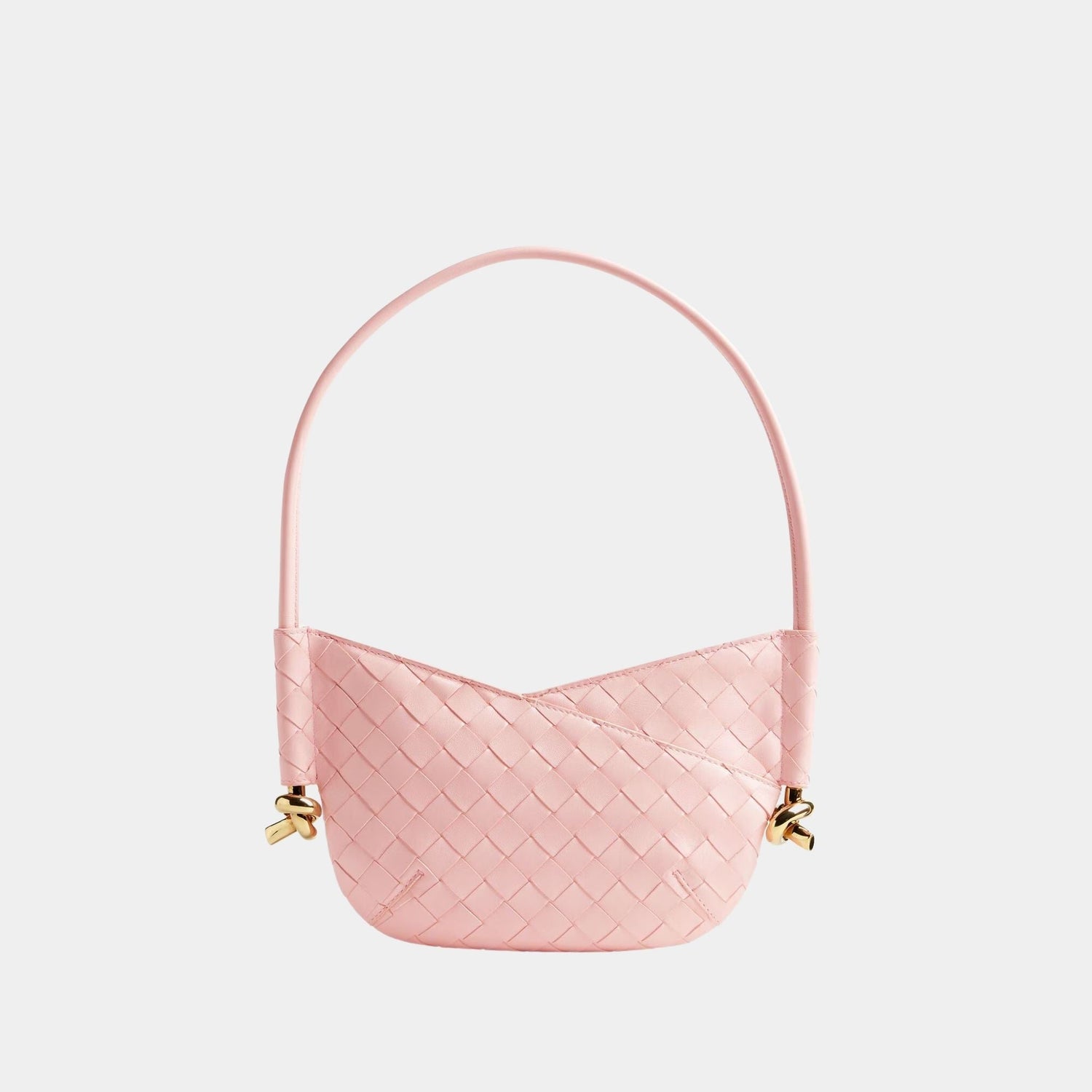 Baby Solstice Intrecciato Leather Bag