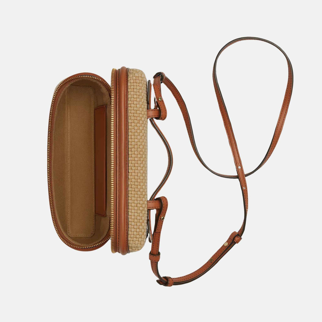 Bang Bang Vanity Case Jute And Leather