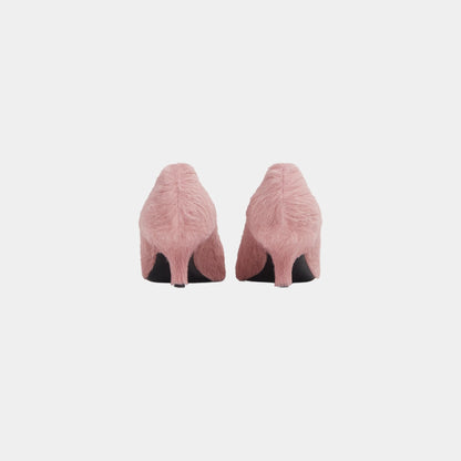 Boogie Kitten Heel Pump Calf Hair