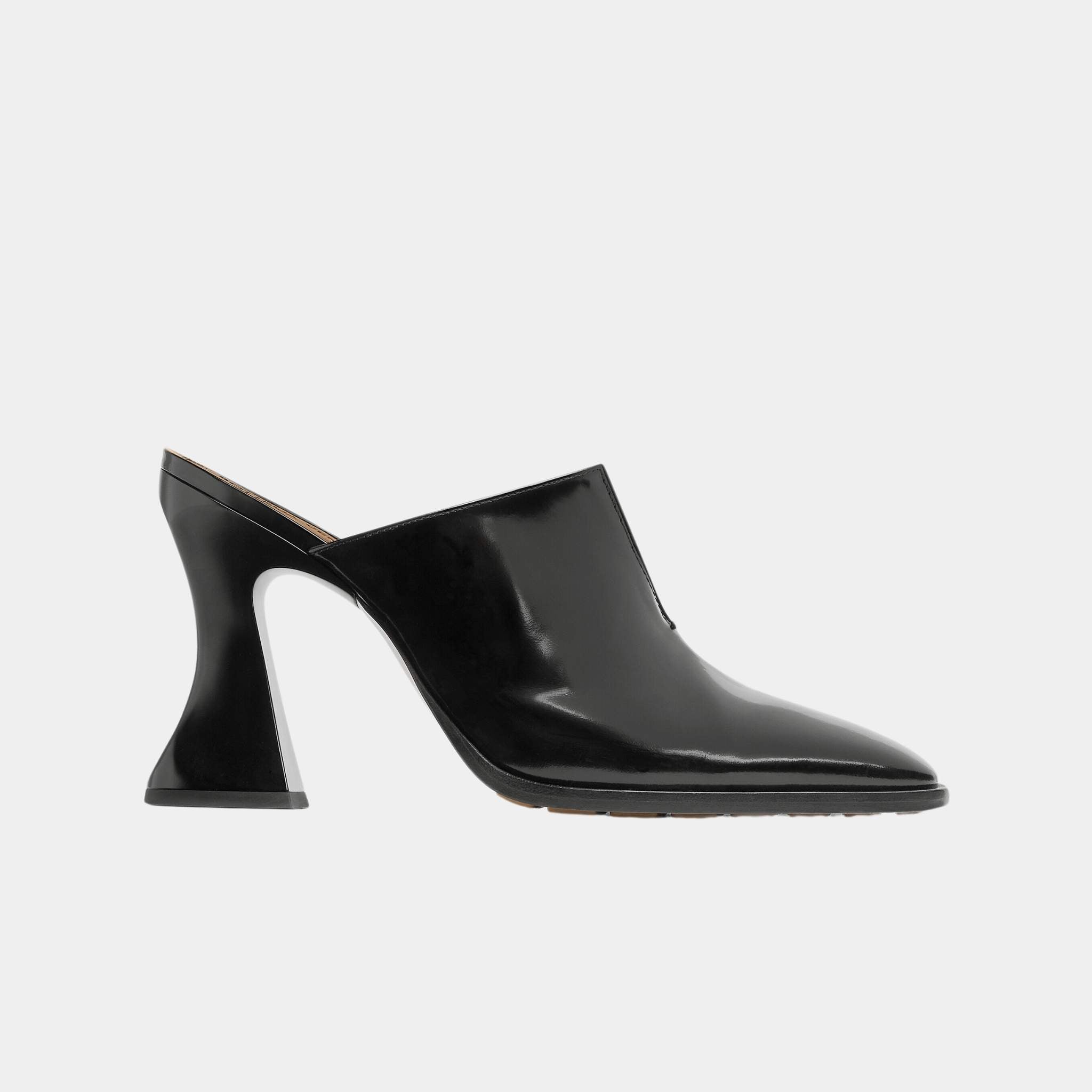 Cha-Cha Calfskin Leather Mule Pump
