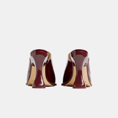 Cha-Cha Calfskin Leather Mule Pump