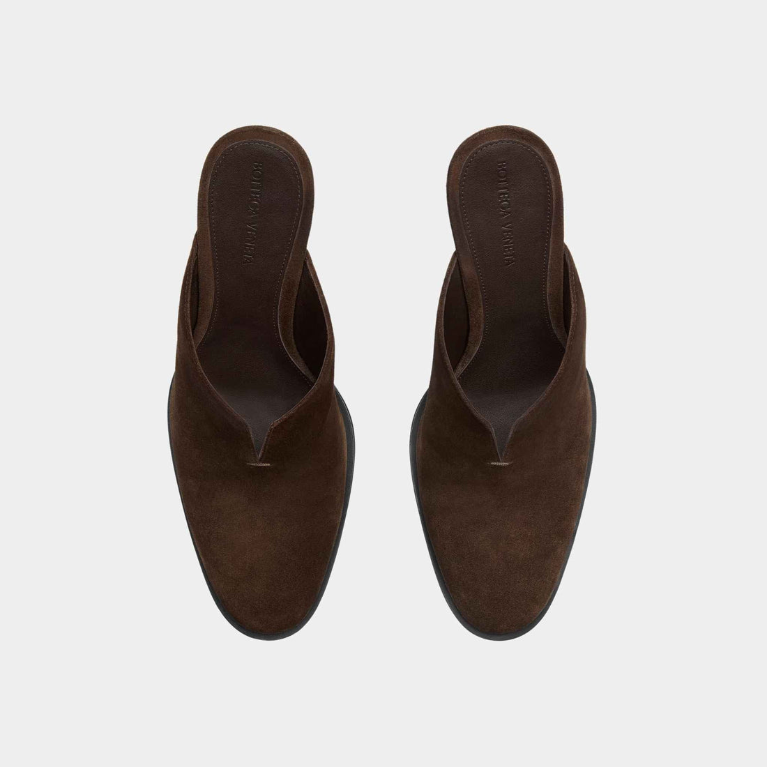 Cha-Cha Suede Mule Pump with Sculptural Heel