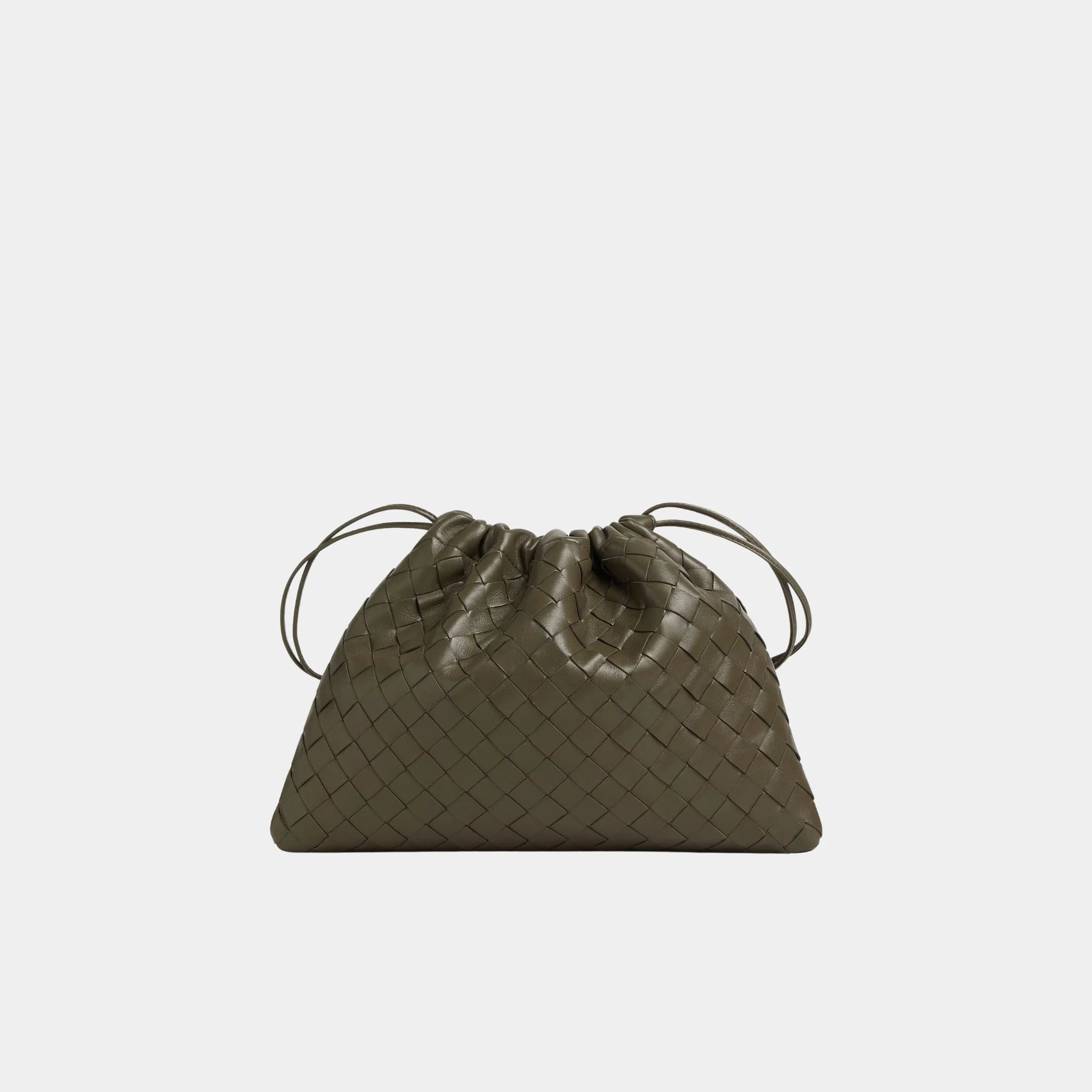 Dustbag Intrecciato Calf Leather With Loop Attachment