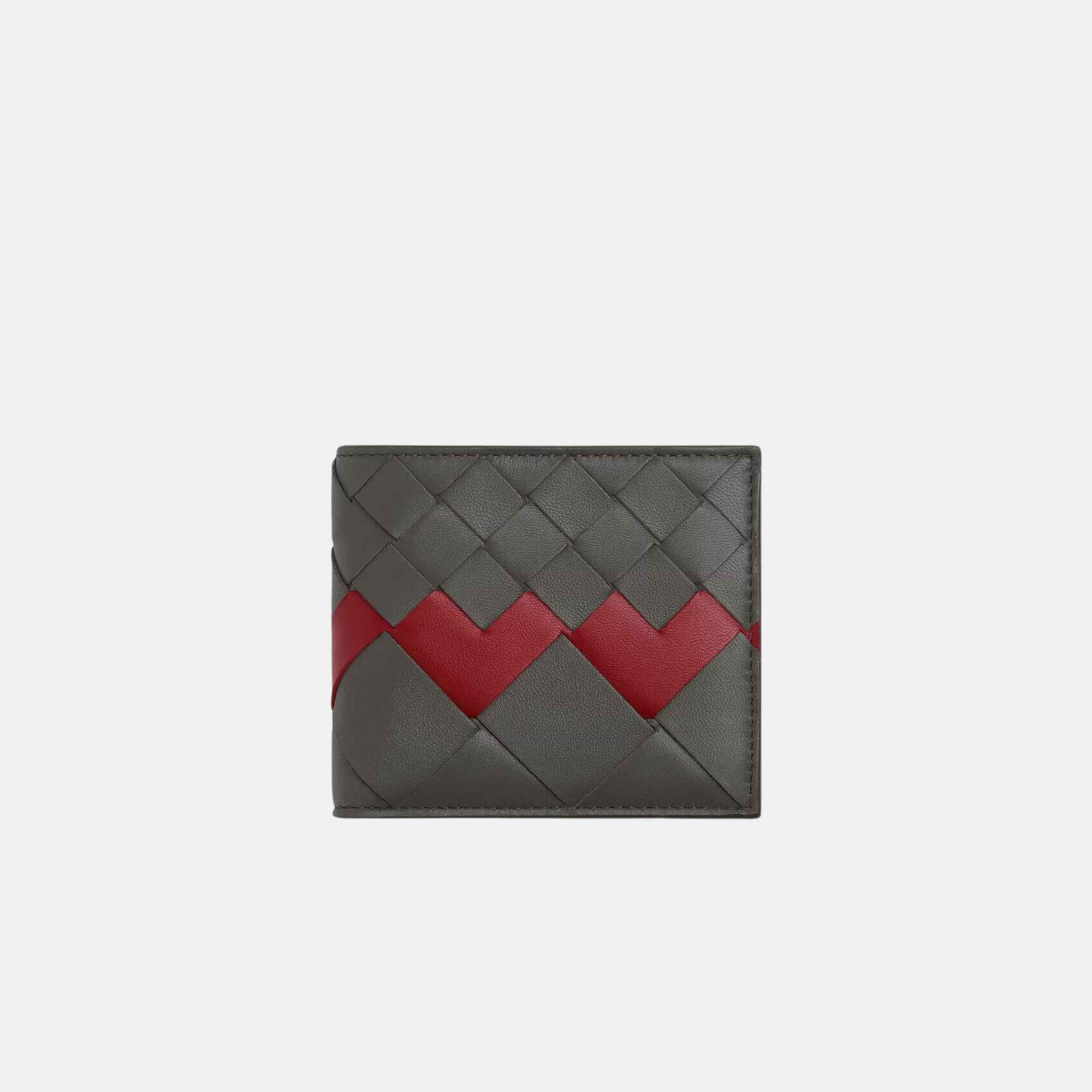 Intrecciato Bi-Fold Wallet With Coin Purse