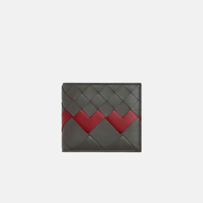 Intrecciato Bi-Fold Wallet With Coin Purse