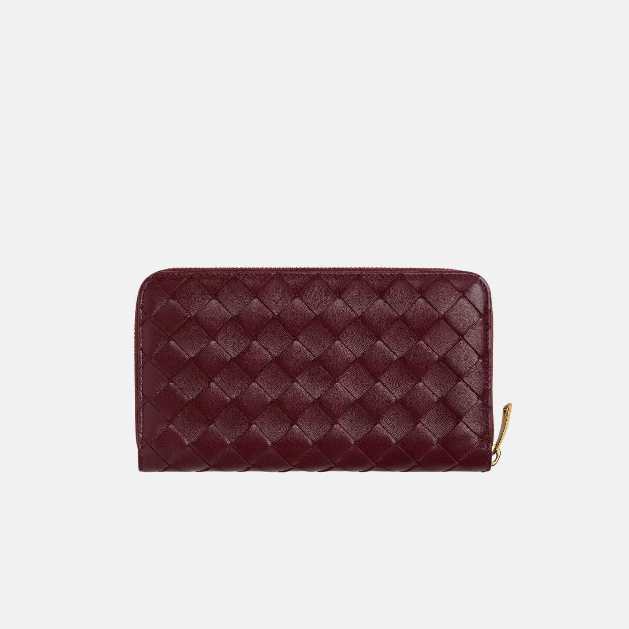Intrecciato Zip Around Wallet