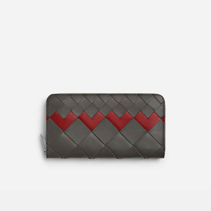 Intrecciato Zip Around Wallet