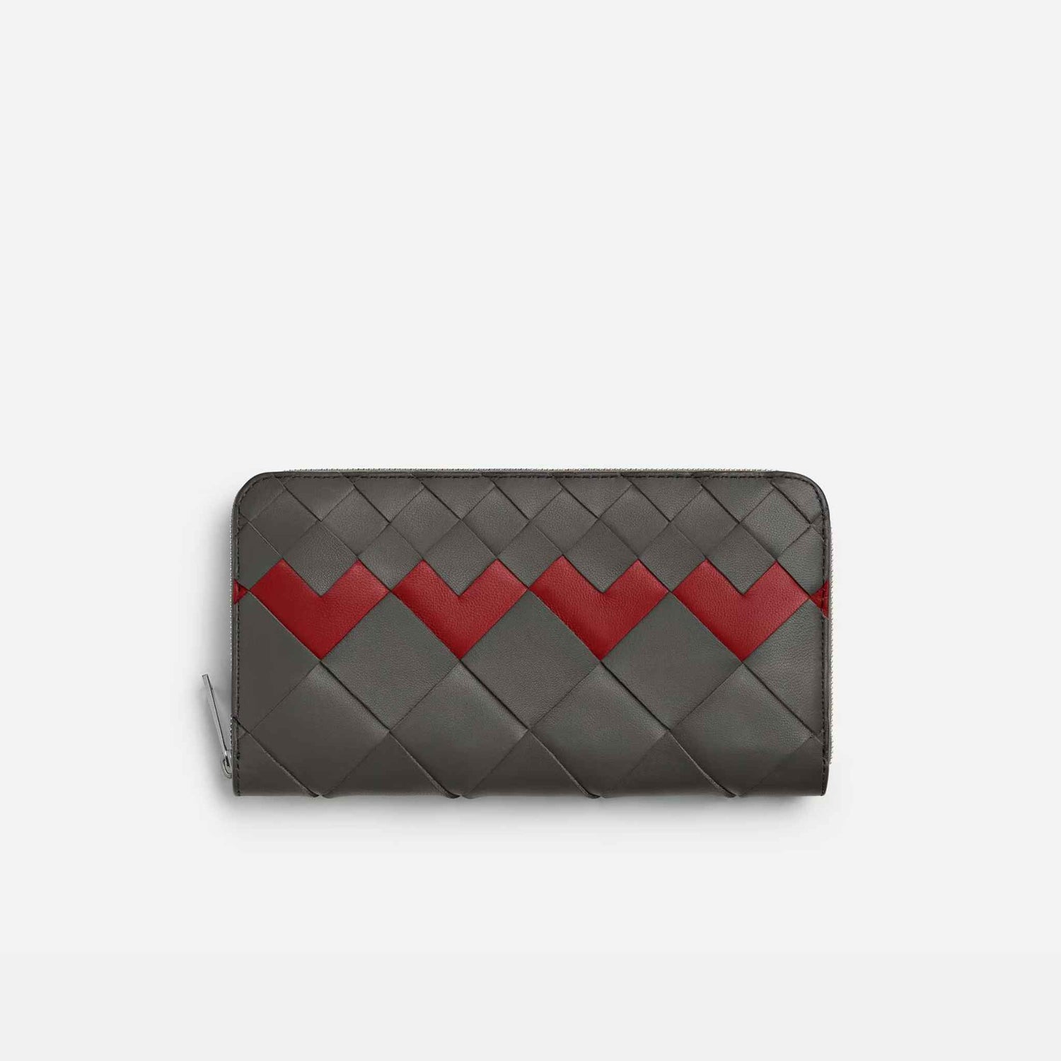 Intrecciato Zip Around Wallet