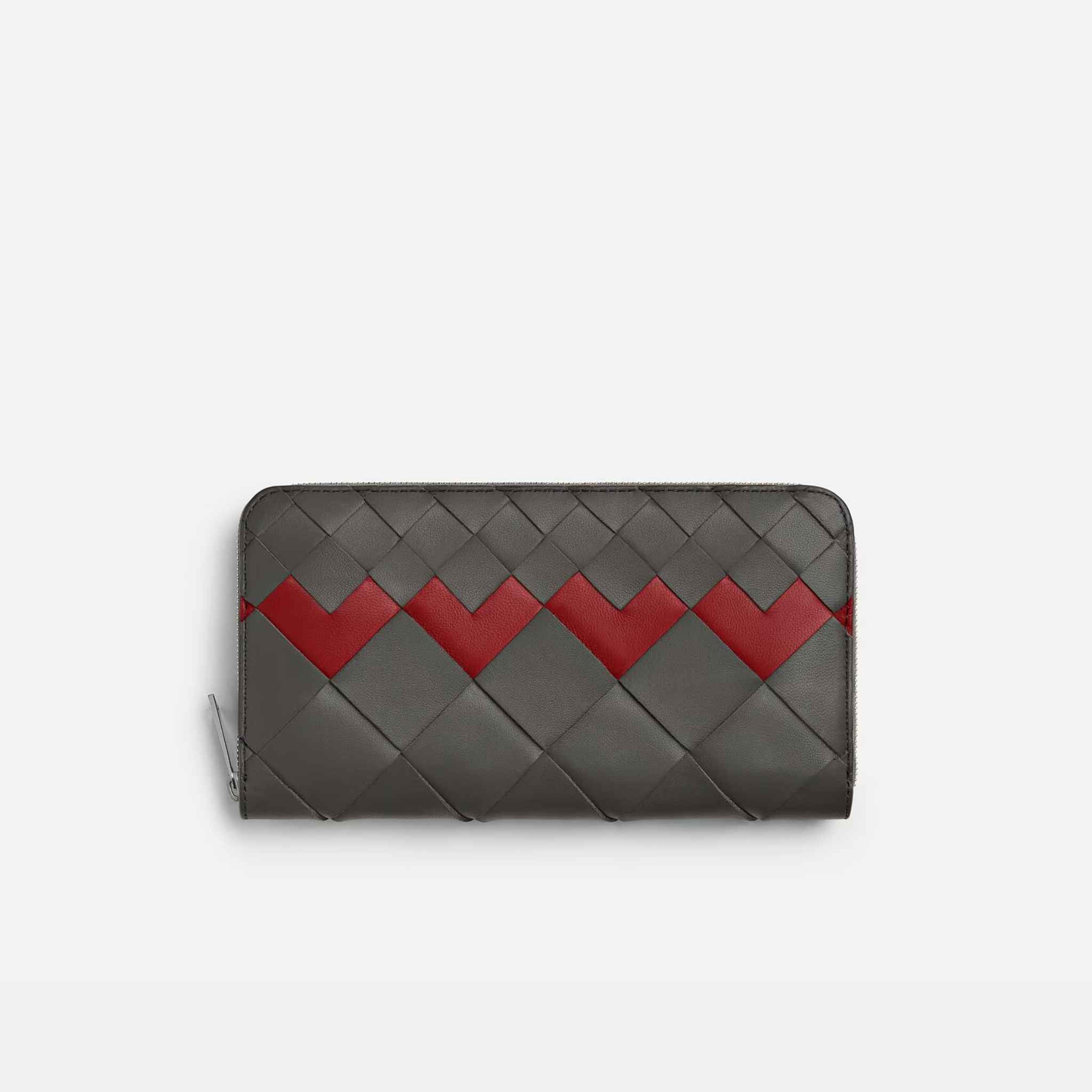 Intrecciato Zip Around Wallet