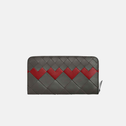 Intrecciato Zip Around Wallet