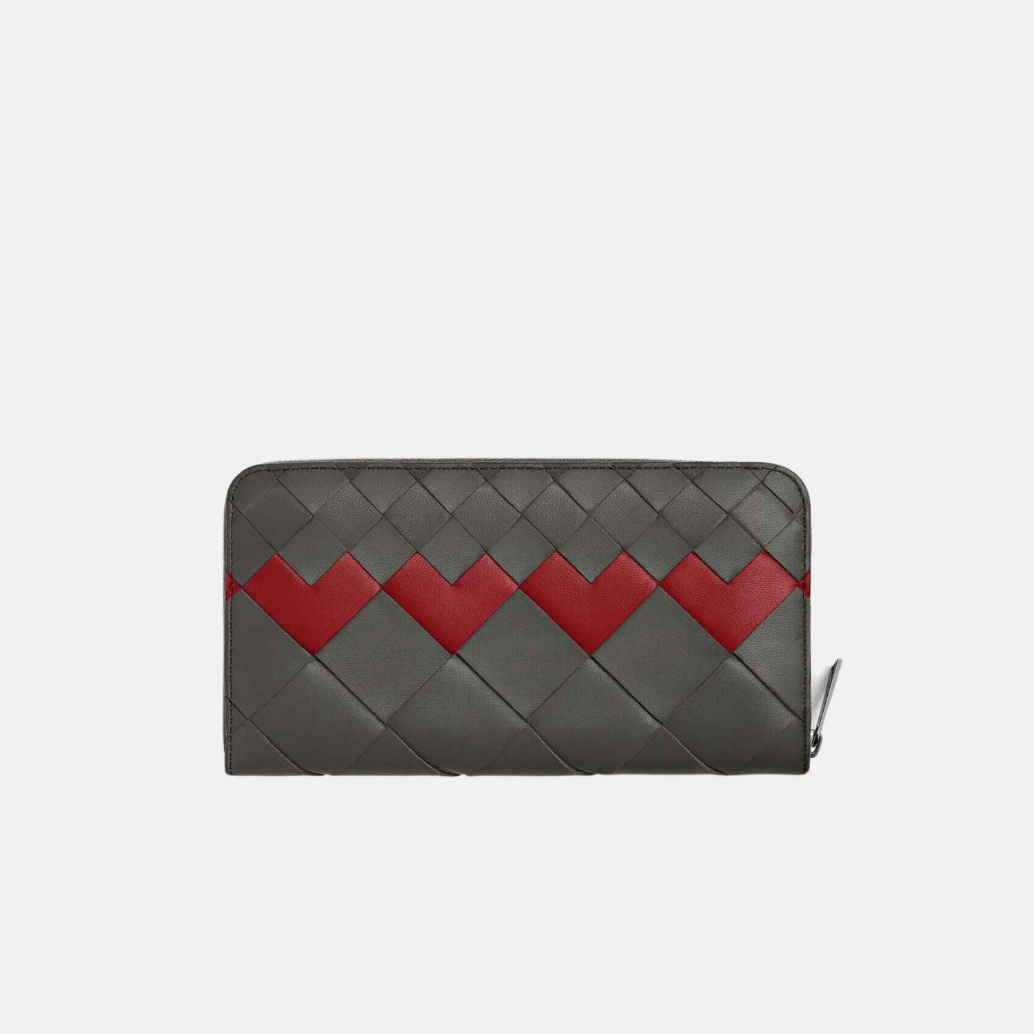 Intrecciato Zip Around Wallet