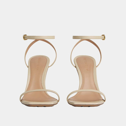 Knot Ankle Strap High Heel Sandal