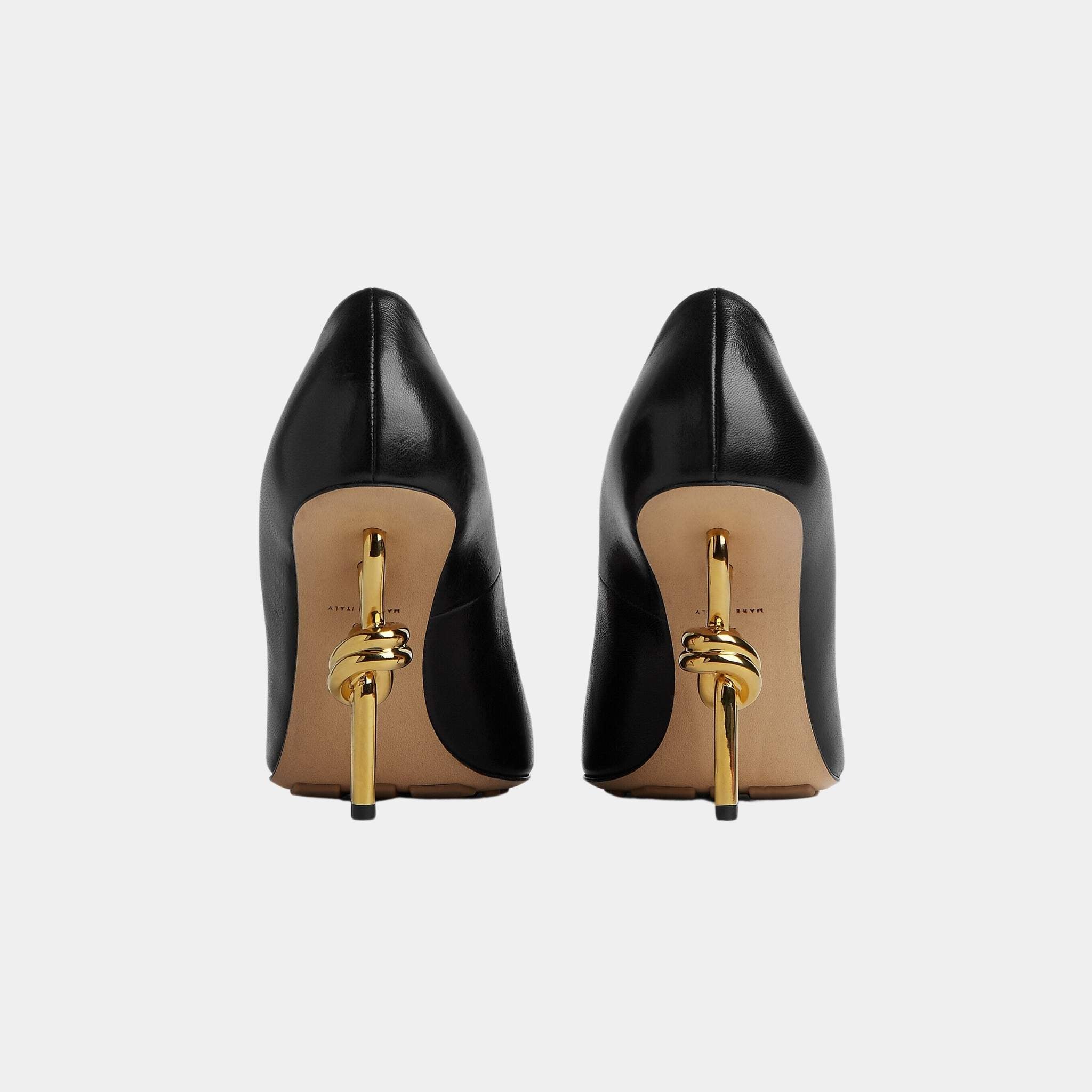Knot High Heel Pump in Soft Lambskin