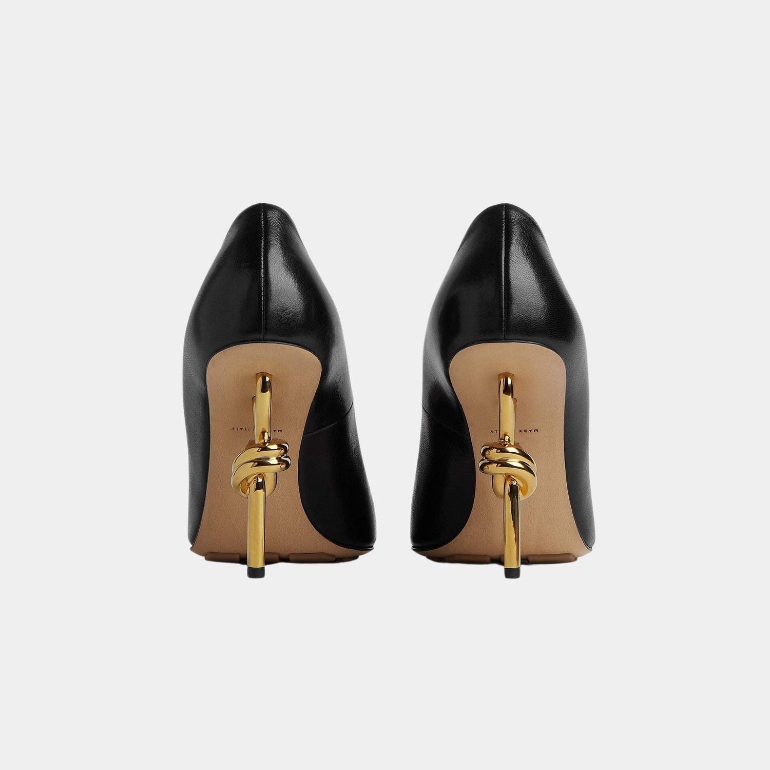 Knot High Heel Pump in Soft Lambskin