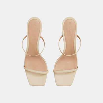 Knot Strap Mid Heel Mule