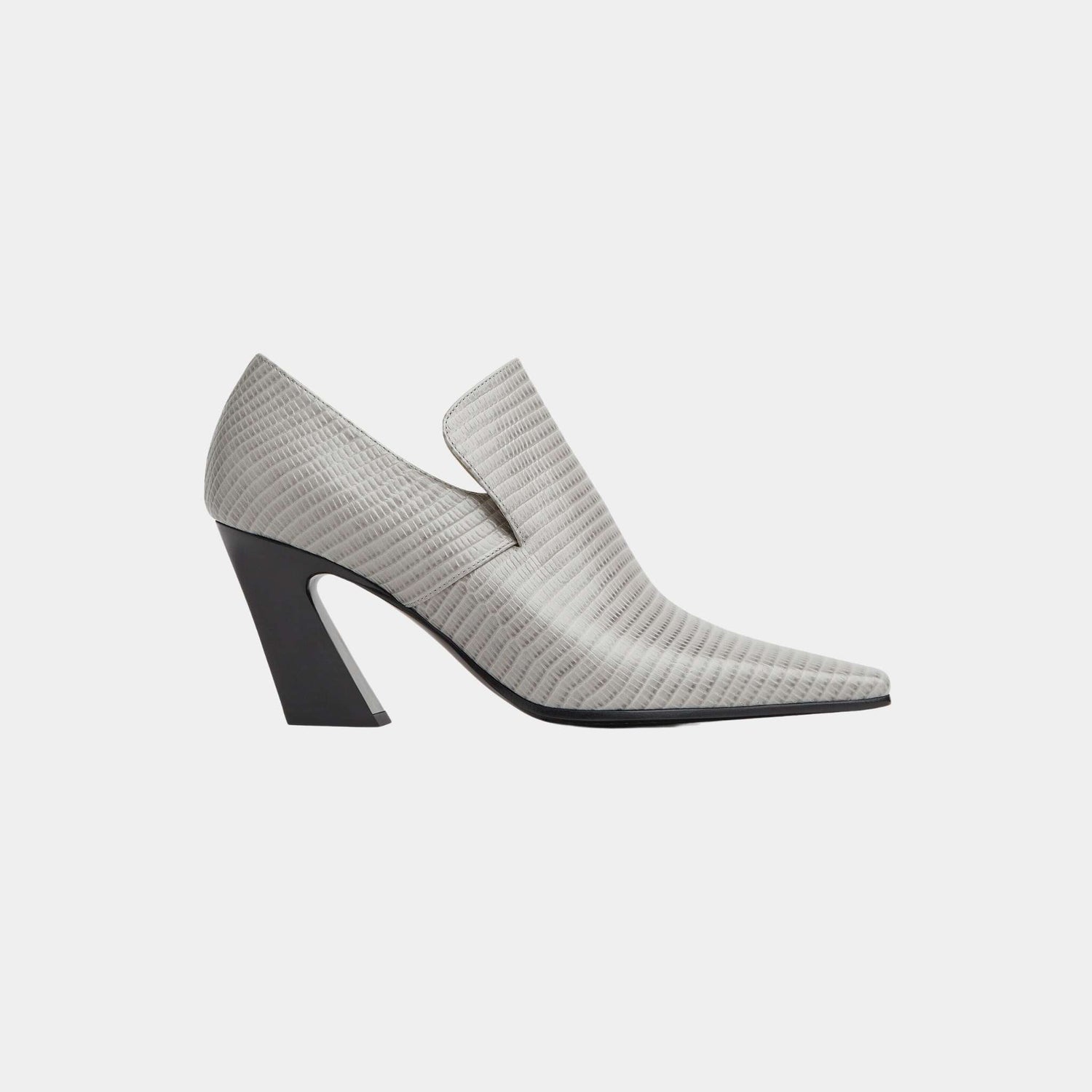 Lewis Lizard effect Leather Pump Loafer