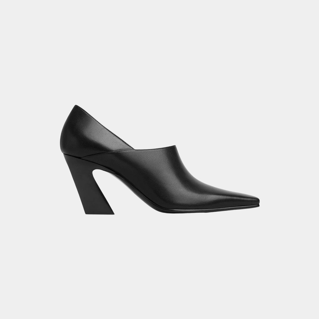 Lewis Pump Calfskin with Sculptural Sloped Heel