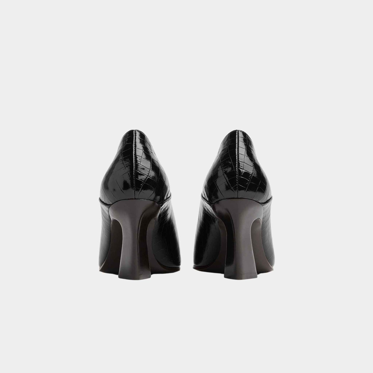 Lewis Pump Crocodile Effect Leather