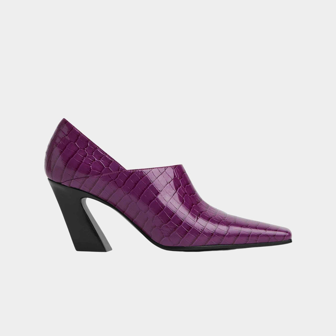Lewis Pump Crocodile Effect Leather