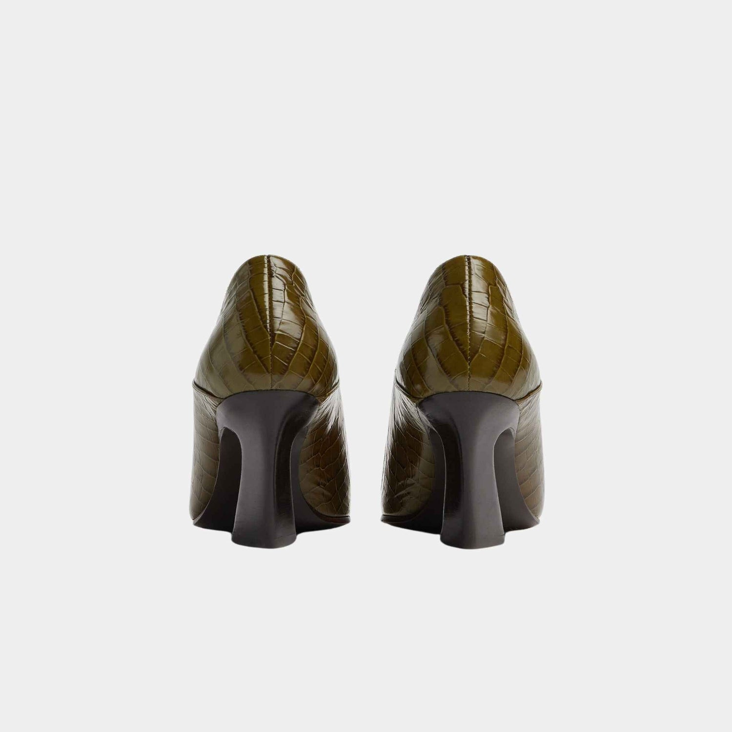 Lewis Pump Crocodile Effect Leather