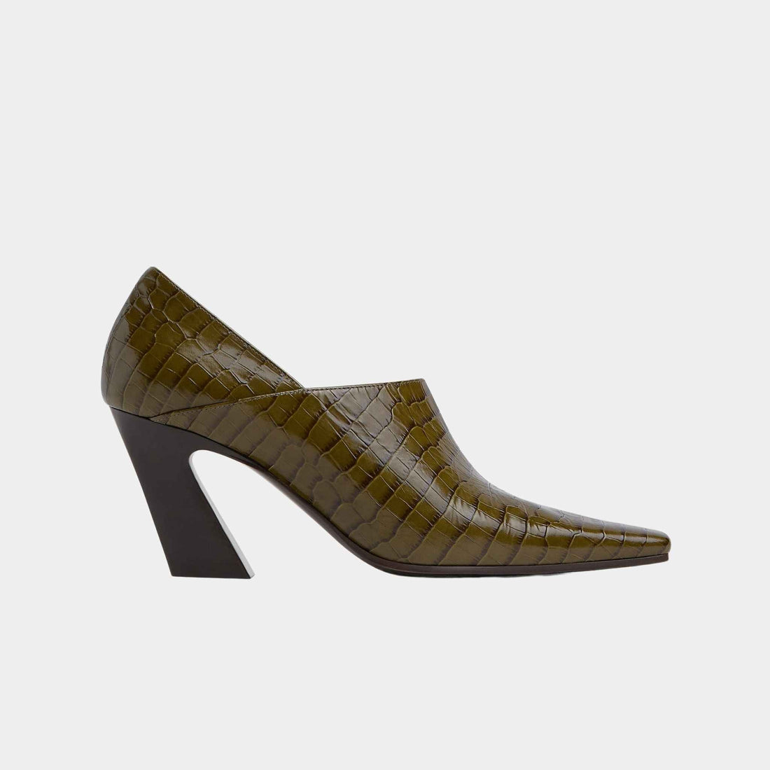 Lewis Pump Crocodile Effect Leather