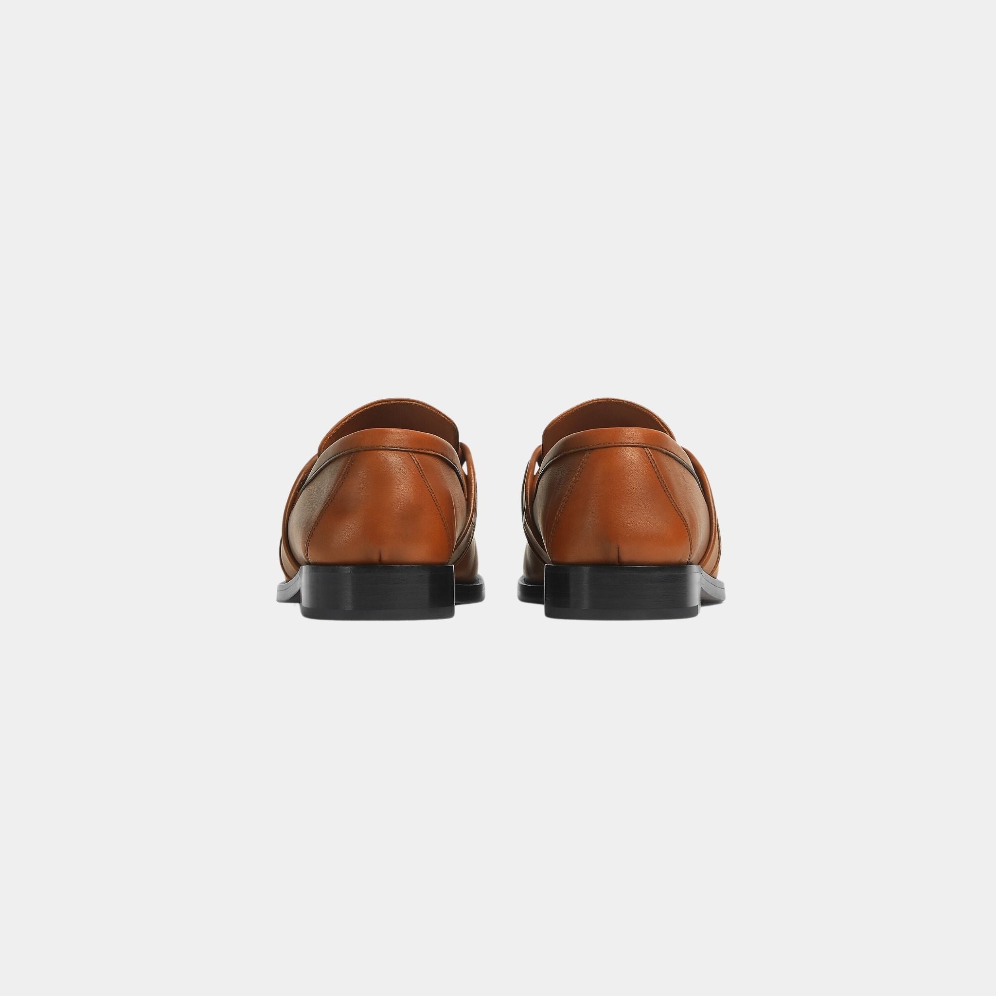 Light Wood Astaire Loafer Calfskin Signature Knot Detail