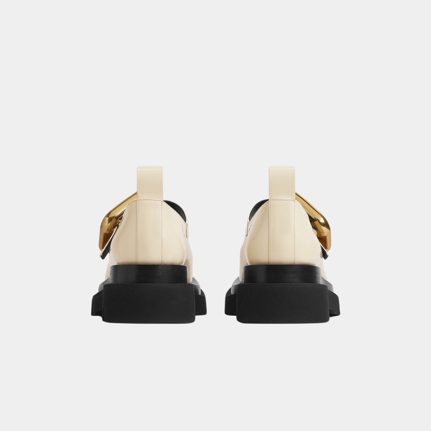 Lug Brushed Leather Mary-Jane