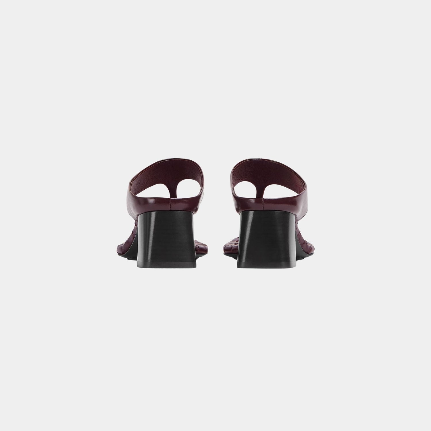 Marella Kitten Heel Thong Sandal Calfskin