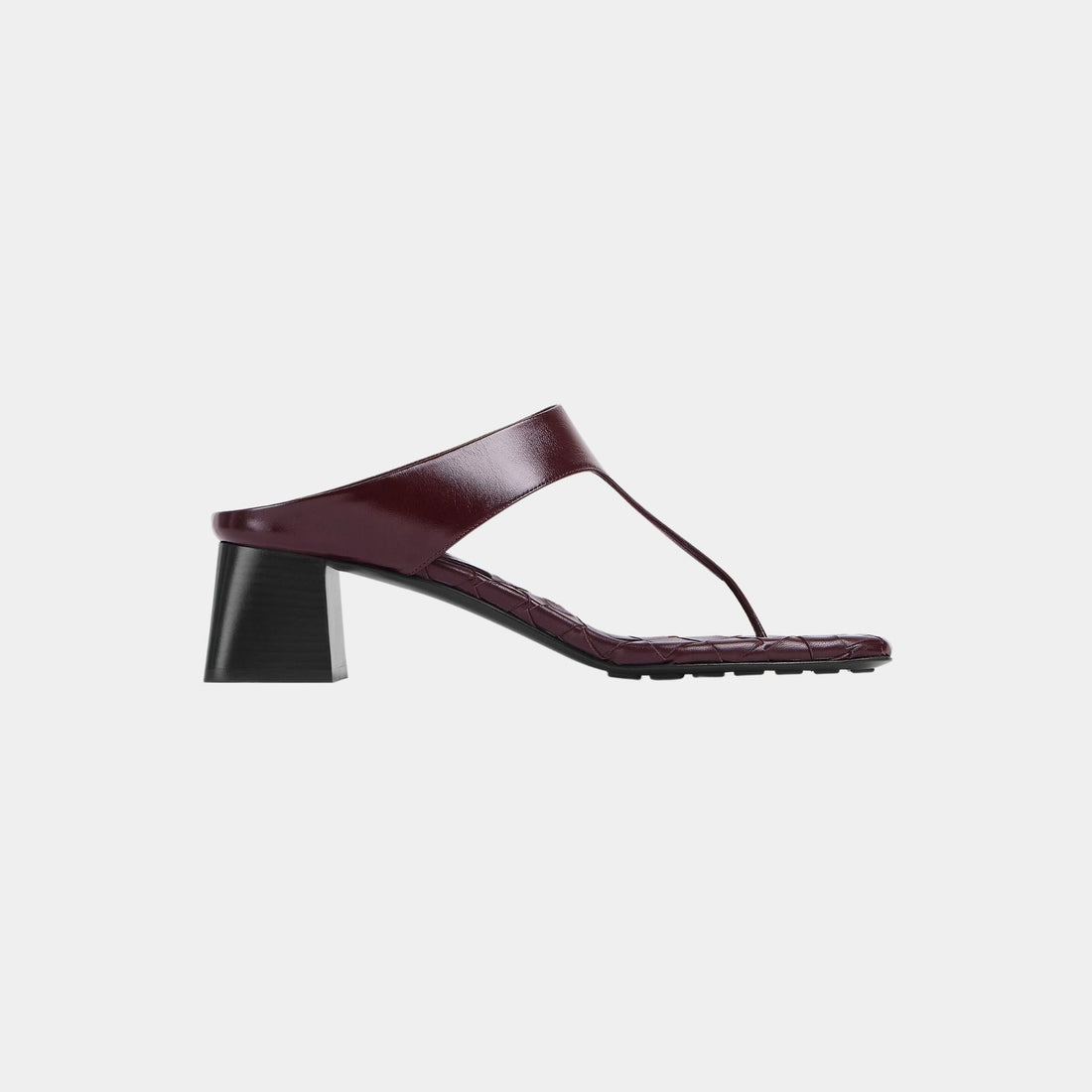 Marella Kitten Heel Thong Sandal Calfskin