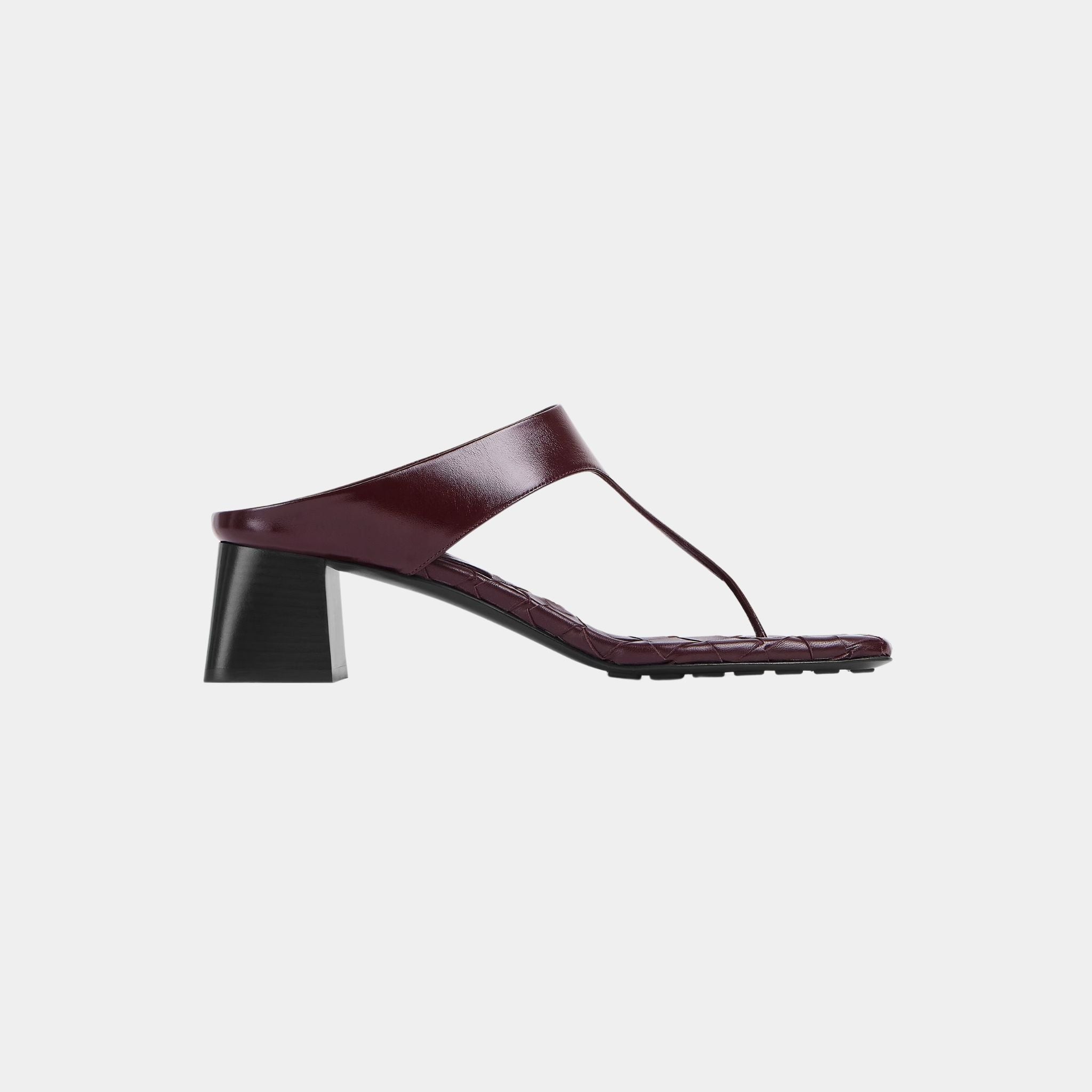 Marella Kitten Heel Thong Sandal Calfskin