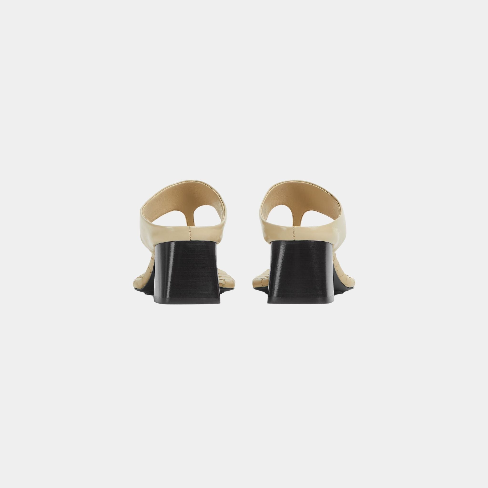 Marella Kitten Heel Thong Sandal Calfskin